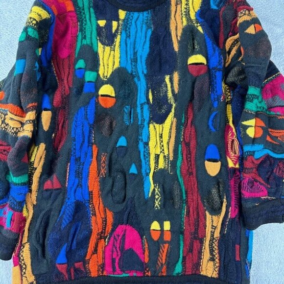Vintage Coogi Australia  Wool Cardigan Women's Size Medium Biggie Smalls - Picture 15 of 15
